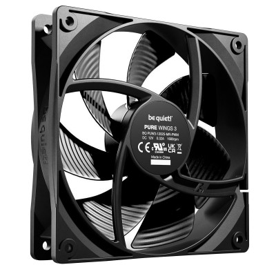 Вентилятор be quiet! Pure Wings 3 120mm PWM 3-Pack Black (BL141) Вентилятор be quiet! Pure Wings 3 120mm PWM 3-Pack Black (BL141)