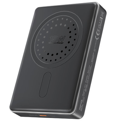 Універсальна мобільна батарея Promate Blade-10 MagSafe 10000mAh 20W Black
