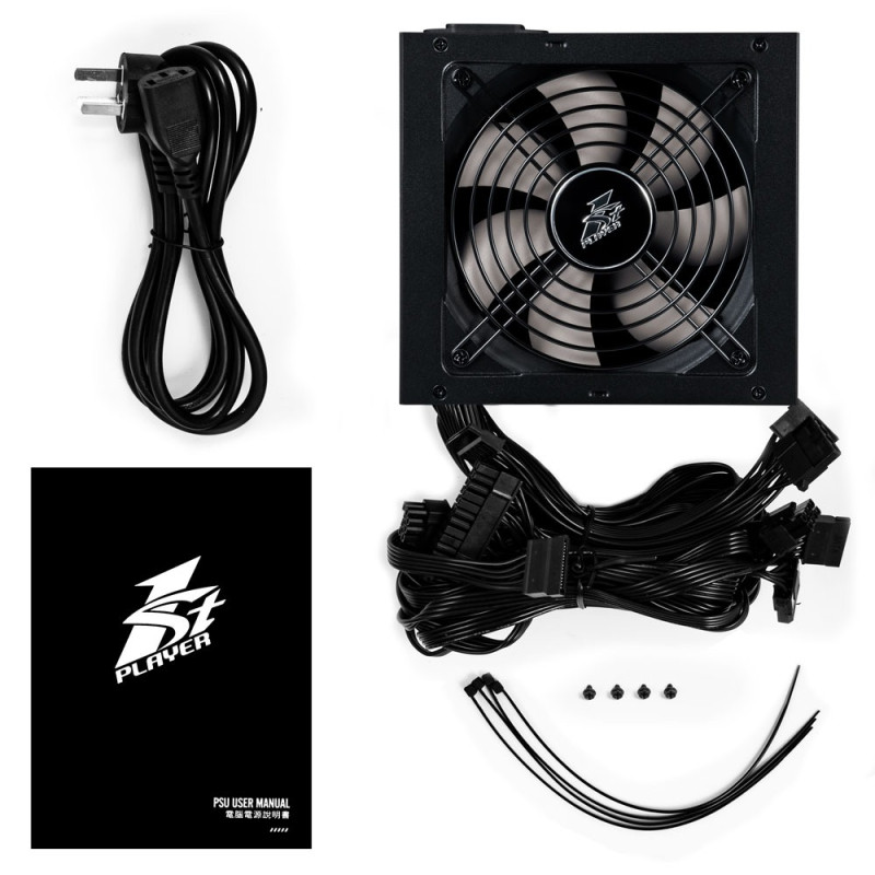 Блок живлення 1stPlayer PS-800AX (DKPM-BRZ-800-BK-EU) 800W