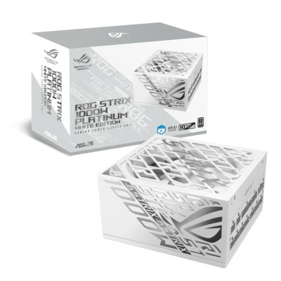 Блок живлення Asus ROG Strix 1000W Platinum White Edition (90YE00W4-B0NA00) Блок живлення Asus ROG Strix 1000W Platinum White Edition (90YE00W4-B0NA00)