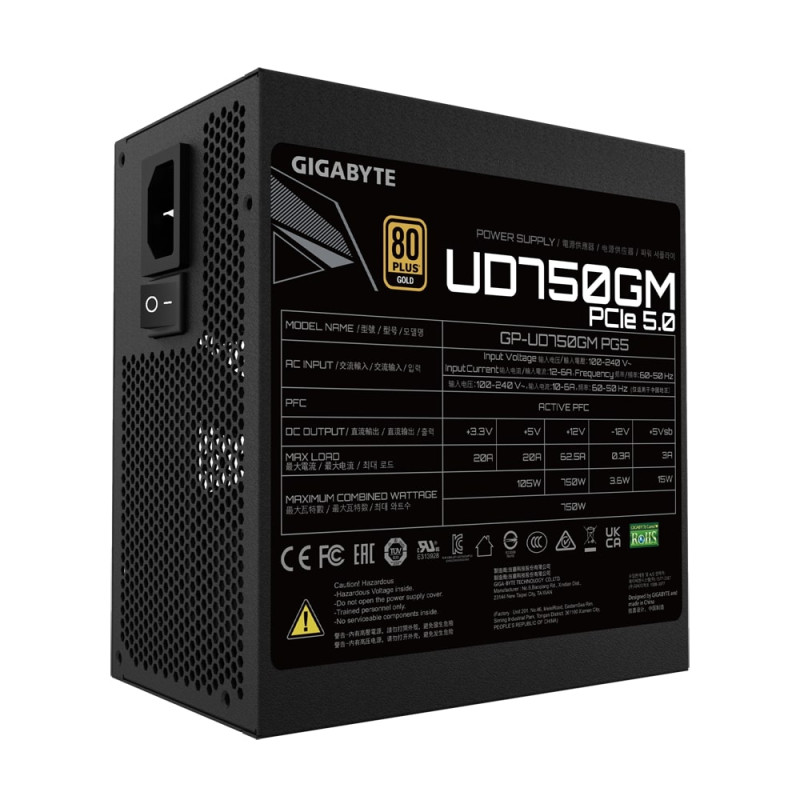 Блок живлення Gigabyte GP-UD750GM PG5 750W