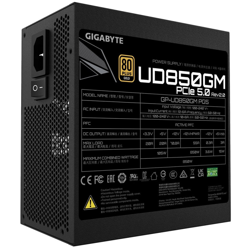 Блок живлення Gigabyte GP-UD850GM PG5 850W