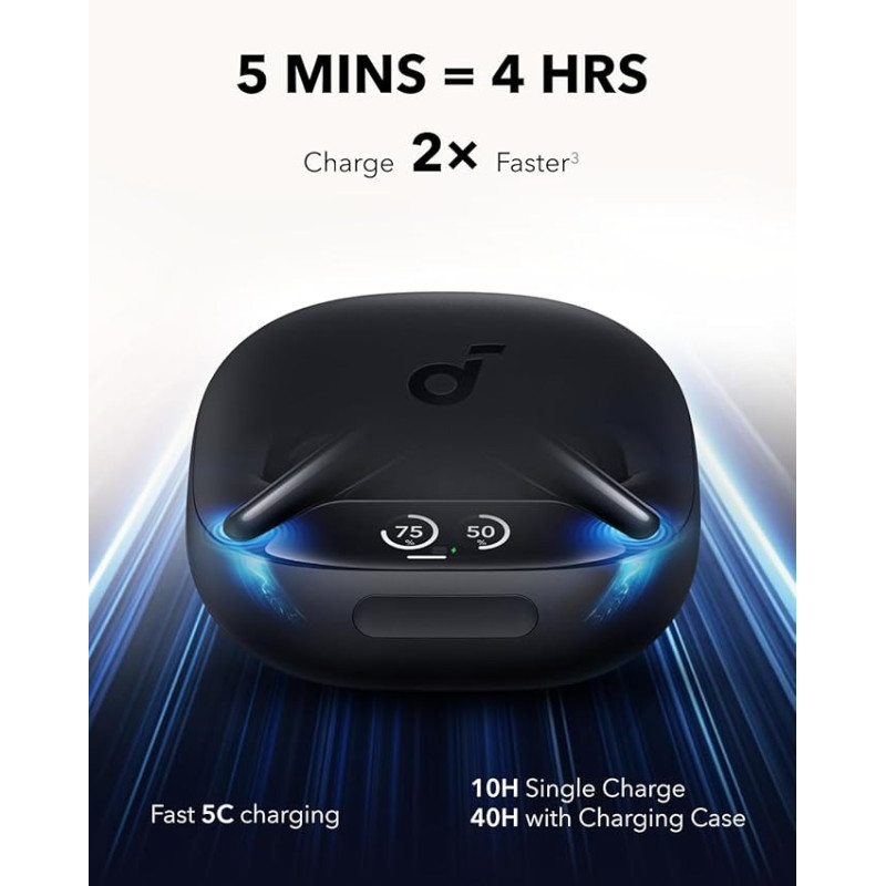 Bluetooth-гарнітура Anker SoundCore Liberty 4 Pro Black Matte (A3954G11)