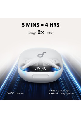 Bluetooth-гарнітура Anker SoundСore Liberty 4 Pro ANC White Matte (A3954G21)