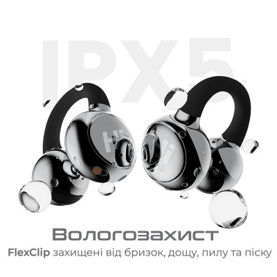 Bluetooth-гарнітура HiFuture Flexclip Black Bluetooth-гарнітура HiFuture Flexclip Black