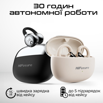 Bluetooth-гарнітура HiFuture Flexclip Black Bluetooth-гарнітура HiFuture Flexclip Black