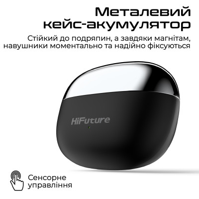 Bluetooth-гарнітура HiFuture Flexclip Black Bluetooth-гарнітура HiFuture Flexclip Black