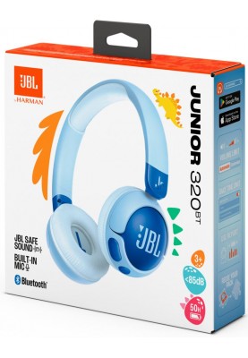 Bluetooth-гарнітура JBL JR320BT Blue (JBLJR320BTBLU)