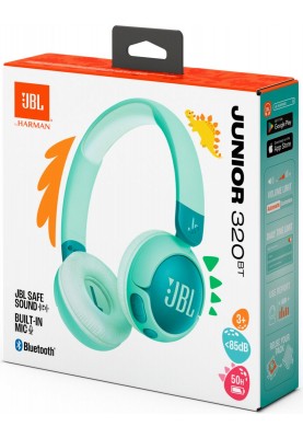 Bluetooth-гарнітура JBL JR320BT Green (JBLJR320BTGRN)