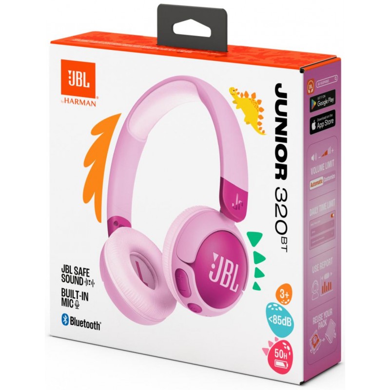 Bluetooth-гарнітура JBL JR320BT Purple (JBLJR320BTPUR)