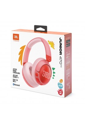 Bluetooth-гарнітура JBL Junior 470NC Pink (JBLJR470NCPIK)