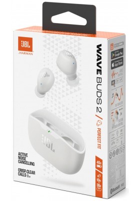 Bluetooth-гарнітура JBL Wave Buds 2 White (JBLWBUDS2WHT)