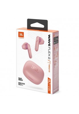 Bluetooth-гарнітура JBL Wave Flex 2 Pink (JBLWFLEX2PIK)