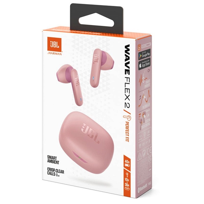 Bluetooth-гарнітура JBL Wave Flex 2 Pink (JBLWFLEX2PIK)