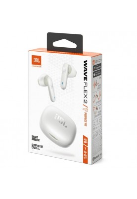 Bluetooth-гарнітура JBL Wave Flex 2 White (JBLWFLEX2WHT)