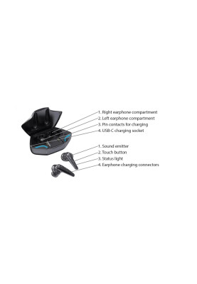 Bluetooth-гарнітура Media-Tech Cobra Pro Rhoid Black (MT3607)