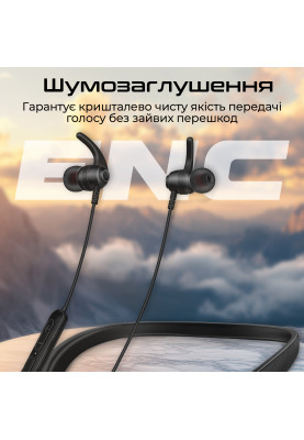 Bluetooth-гарнітура Promate Leap-200h Black