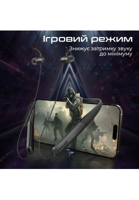 Bluetooth-гарнітура Promate Leap-200h Black
