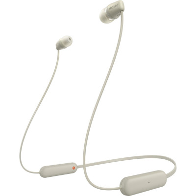 Bluetooth-гарнітура Sony WI-C100 Beige (WIC100C.CE7) Bluetooth-гарнітура Sony WI-C100 Beige (WIC100C.CE7)