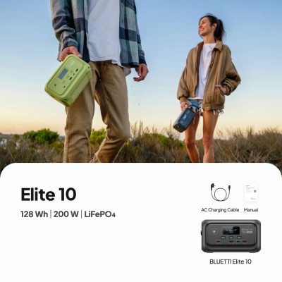 Зарядна станція Bluetti Elite 10 200W 128Wh