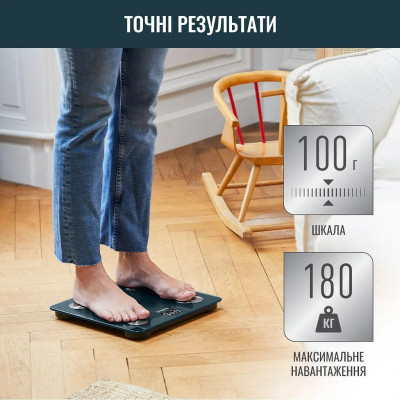 Ваги підлогові Tefal Goodvibes Life+ BM9620S1 Ваги підлогові Tefal Goodvibes Life+ BM9620S1
