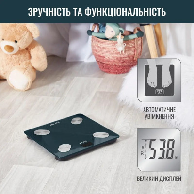 Ваги підлогові Tefal Goodvibes Life+ BM9620S1 Ваги підлогові Tefal Goodvibes Life+ BM9620S1