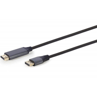 Кабель Cablexpert DisplayPort - HDMI (M/M), 1.8 м, Black (CC-DP-HDMI-4K-6) Кабель Cablexpert DisplayPort - HDMI (M/M), 1.8 м, Black (CC-DP-HDMI-4K-6)