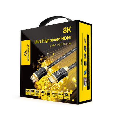 Кабель Cablexpert HDMI - HDMI V 2.1 (M/M), 10 м, Black (CCBP-HDMI8K-AOC-10M) Кабель Cablexpert HDMI - HDMI V 2.1 (M/M), 10 м, Black (CCBP-HDMI8K-AOC-10M)