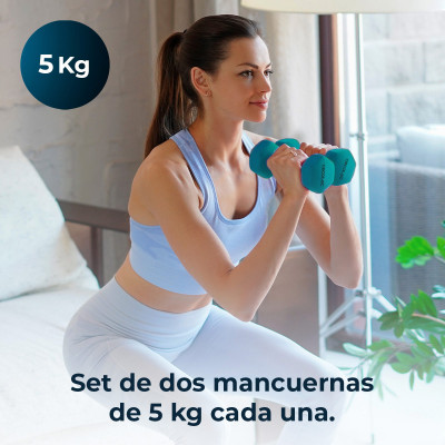 Гантелі Cecotec Drumfit 500 DoubleNeo (2шт по 5кг) (CCTC-07202) Гантелі Cecotec Drumfit 500 DoubleNeo (2шт по 5кг) (CCTC-07202)