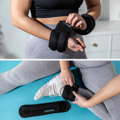 Обтяжувачі Cecotec Drumfit AnkleBell 2000 Neo (2шт по 2кг) (CCTC-07207) Обтяжувачі Cecotec Drumfit AnkleBell 2000 Neo (2шт по 2кг) (CCTC-07207)