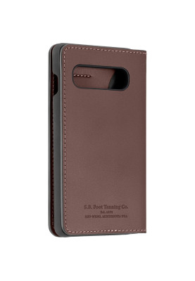 Чохол-книжка Platinum Leather Wallet для Samsung Galaxy S10 SM-G973 Brown (PT-MGS10LWFBR)