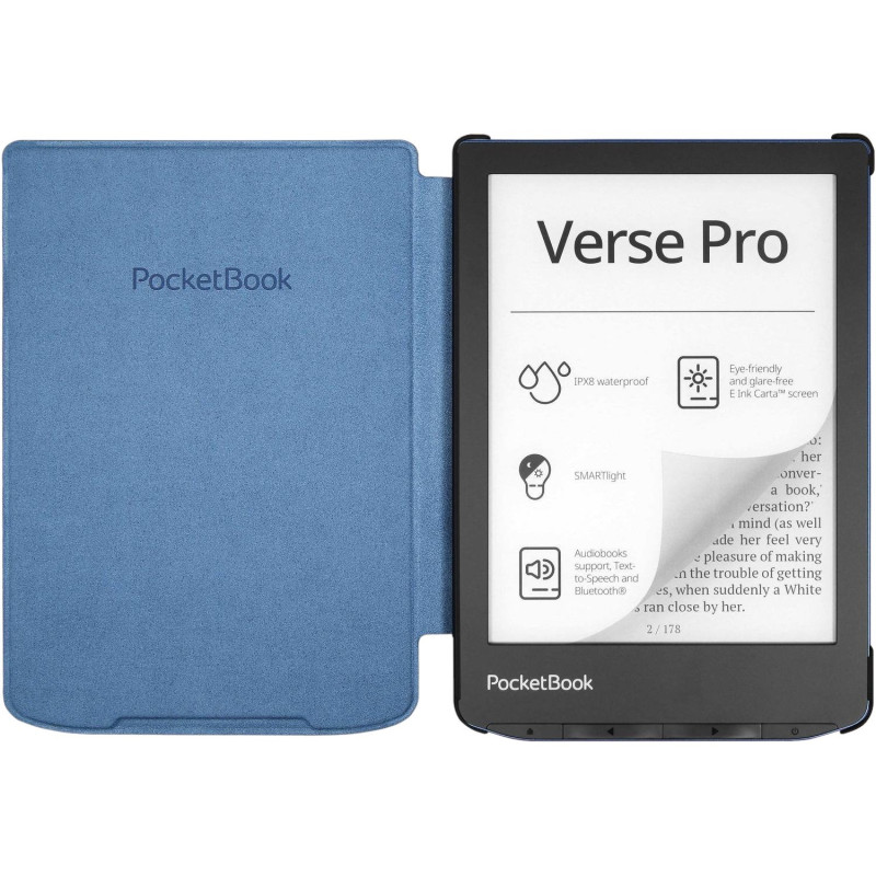 Чохол-книжка PocketBook Shell Cover для PocketBook 6" PB629/634 Blue (H-S-634-B-WW)