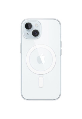 Чохол-накладка Apple Clear Case with MagSafe для Apple iPhone 15 Clear (MT203)
