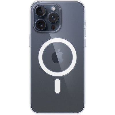 Чохол-накладка Apple Clear Case with MagSafe для Apple iPhone 15 Pro Max Clear (MT233)