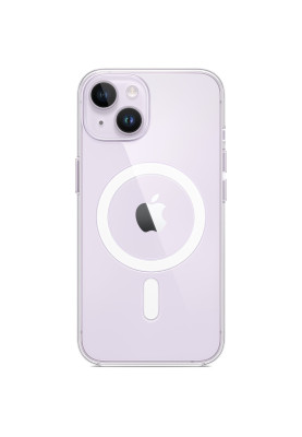 Чохол-накладка Apple Clear Case with MagSafe для Apple iPhone 14 Transparent (MPU13)