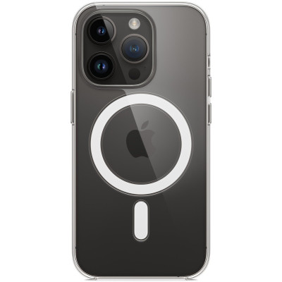 Чохол-накладка Apple Clear Case with MagSafe для Apple iPhone 14 Pro Transparent (MPU63)