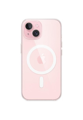 Чохол-накладка Apple Clear Case with MagSafe для Apple iPhone 15 Clear (MT203)