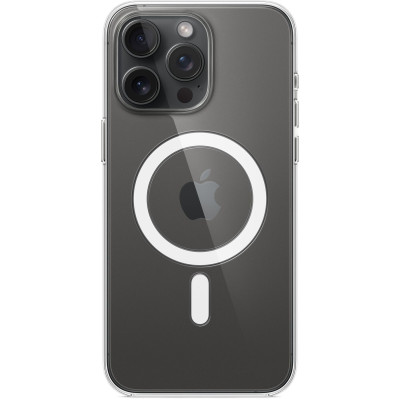 Чохол-накладка Apple Clear Case with MagSafe для Apple iPhone 15 Pro Max Clear (MT233)
