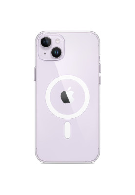 Чохол-накладка Apple Clear Case with MagSafe для Apple iPhone 14 Plus Transparent (MPU43)