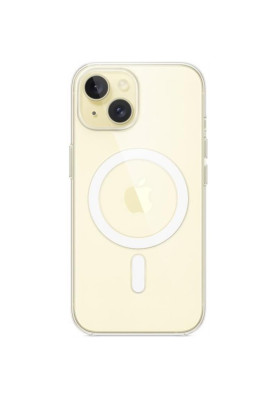 Чохол-накладка Apple Clear Case with MagSafe для Apple iPhone 15 Clear (MT203)