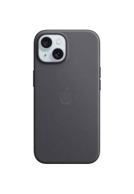 Чохол-накладка Apple FineWoven Case with MagSafe для Apple iPhone 15 Black (MT393)