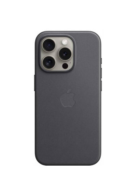 Чохол-накладка Apple FineWoven Case with MagSafe для Apple iPhone 15 Pro Black (MT4H3)