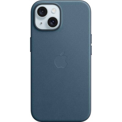 Чохол-накладка Apple FineWoven Case with MagSafe для Apple iPhone 15 Pacific Blue (MT3G3)