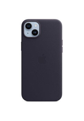 Чохол-накладка Apple Leather Case with MagSafe для Apple iPhone 14 Plus Ink (MPPC3)