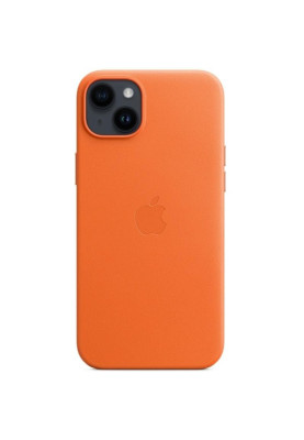 Чохол-накладка Apple Leather Case with MagSafe для Apple iPhone 14 Plus Orange (MPPF3)