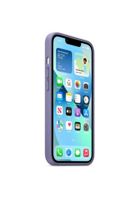 Чохол-накладка Apple Leather Case with MagSafe для Apple iPhone 13 Wisteria (MM163)