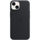 Чохол-накладка Apple Leather Case with MagSafe для Apple iPhone 14 Midnight (MPP43)