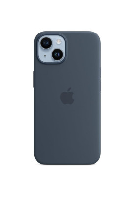 Чохол-накладка Apple Silicone Case with MagSafe для Apple iPhone 14 Storm Blue (MPRV3)