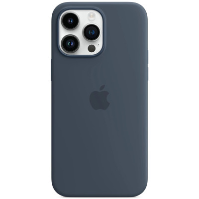 Чохол-накладка Apple Silicone Case with MagSafe для Apple iPhone 14 Pro Max Storm Blue (MPTQ3)
