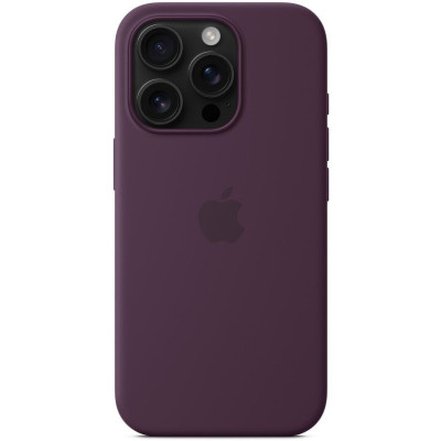 Чохол-накладка Apple Silicone Case with MagSafe для Apple iPhone 16 Pro Plum (MYYM3)